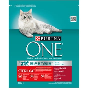 Karma sucha Purina One wołowina i pszenica 800 g Purina_One_KARMA_DLA_KOTOW_PURINA_ONE_STERILCAT_BOGATA_W_WOLOWINE_I_PSZENICE_800G_11983665_0_350_350.jpg