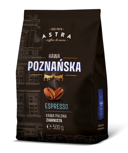 Astra kawa poznańska espresso ziarnista 500g