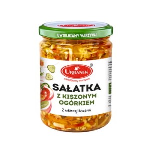 Sałatka z kiszonym ogórkiem 510 g urbanek