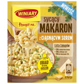 Winiary pomysł na... sycący makaron z ciągnącym serem 28 g 2d004783d795d1b9af874cb21170ca46