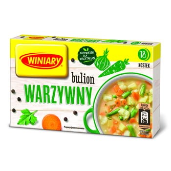 Winiary bulion warzywny 18 kostek 180 g e61a7aedbf8c4e921cf5f5310bd0039a