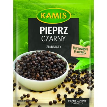 Kamis pieprz czarny ziarnisty 16 g 0276f14953ac28555a81ece83b943605