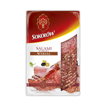 Salami wersal plastry 100 g salami z dębicy f5b127aedc2ce6f1faec336fb844b85f