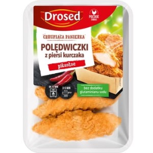 Polędwiczki z piersi kurczaka pikantne 400 g drosed