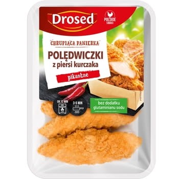 Polędwiczki z piersi kurczaka pikantne 400 g drosed 3340e1195ac5cdb779c1fcde11034dbb
