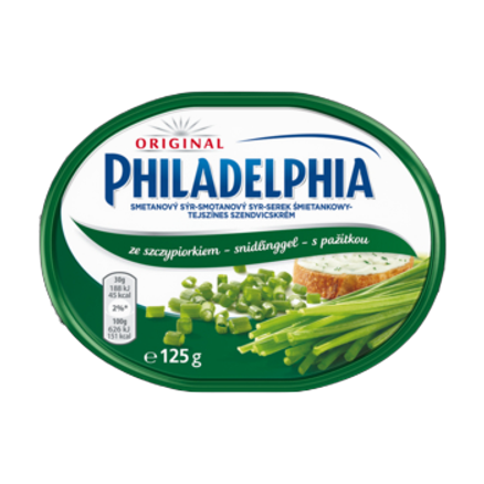 Philadelphia ze szczypiorkiem 125 g Philadelphia ze szczypiorkiem 125g