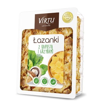 Łazanki z kapustą i grzybami virtu 400 g a8372fb1149f22f11c610bf3f717404c