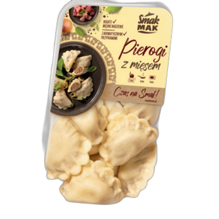 Smakmak pierogi z mięsem 400 g Smakmak pierogi z mięsem 400 g
