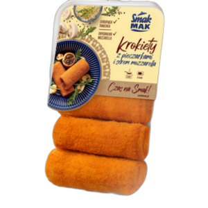 Smakmak krokiety z pieczarkami i serem mozzarella 400 g