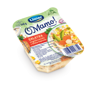 O mamo! sałatka wegetariańska z białą kapustą 140 g lisner