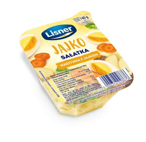 O mamo! sałatka warzywna z jajkiem 140 g lisner