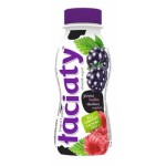 Jogurt pitny łaciaty bez laktozy jeżyna - malina butelka 250 ml pet