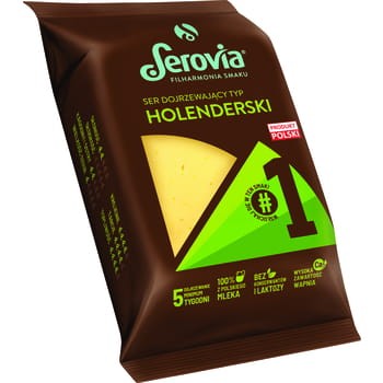 Serovia #1 ser dojrzewający typ holenderski tłusty, kawałek 250 g a9a8b08bbf0d0321f3884275c880ebee