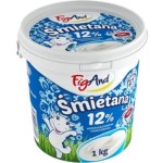 Śmietana 0,12 1 l wiaderko