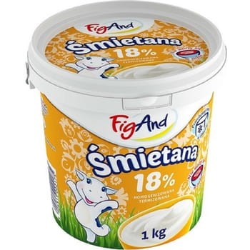 Śmietana 0,18 1 l wiaderko ca68ecc417d1e3ee60a550961086e53c