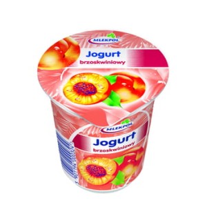 Jogurt brzoskwiniowy somlek 150 g mlekpol