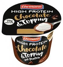 High protein pudding czekoladowy z bitą śmietanką 200 g