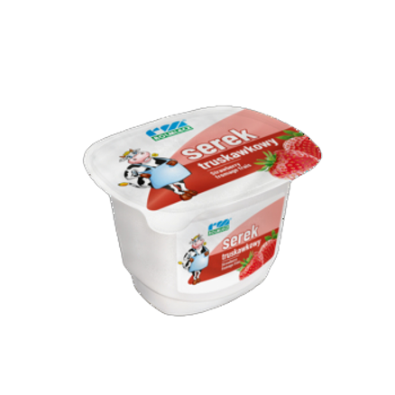 Serek homogenizowany rolmlecz truskawkowy 200 g Serek homogenizowany rolmlecz truskawkowy 200g
