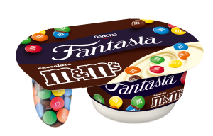 Danone jogurt o smaku waniliowym z drażetkami m&m's 120 g