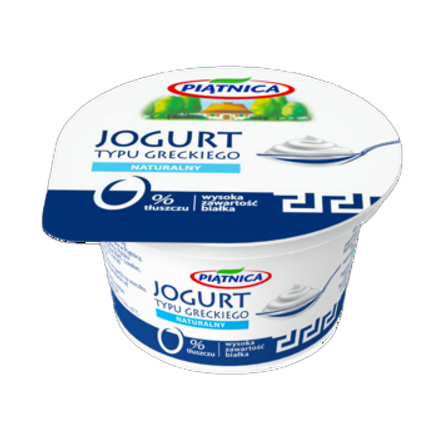 Jogurt typ grecki 0 piątnica 150 g Jogurt typu greckiego 0 naturalny piątnica 150 g