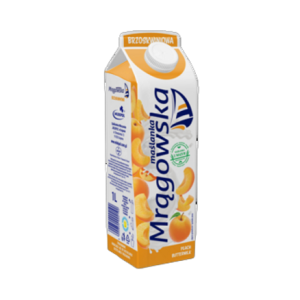 Maślanka mrągowska brzoskwiniowa 1 l