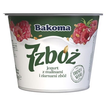 Jogurt 7 zbóż z malinami 300 g c4343b25232787c49162583d8e49dff5