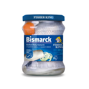 Bismarck płaty śledziowe z cebulą 400 g fisherking d47b0d8fa6d6a297ffe35654f766f3d4
