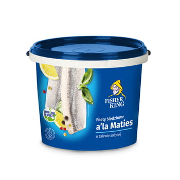 Filety śledziowe ala maties w zalewie 800/350g fisherking 3c79cb6980ed149a9e7210ad6ea3575b