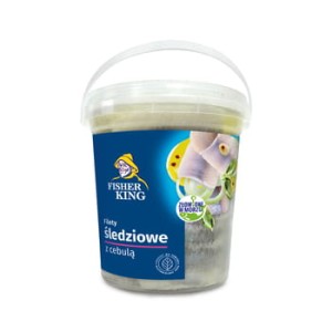 Filety śledziowe z cebulą 1.1 kg fisherking