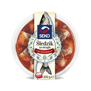 Śledzik na okrągło po kaszubsku seko 200 g 142cfa775b8dde2e71b579b8d78c79bc
