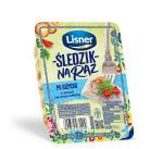 Śledzik na raz po giżycku z cebulą i pieczoną papryką lisner 100 g