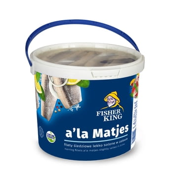 Filety śledziowe ala maties w zalewie 3 kg fisherking 5a24ab445e837b3557ecf7f0fa94884b