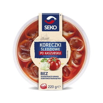 Koreczki śledziowe po kaszubsku seko 220 g bc64d51f9db21595efea9c34a173d6fa