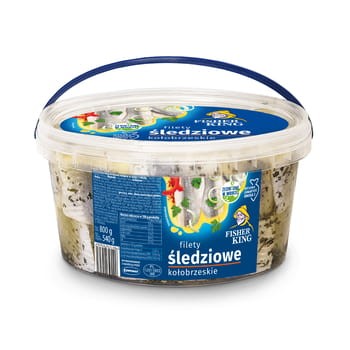 Filety śledziowe kołobrzeskie 800 g fisherking 42bd0e273726e806758d6131b082fb9b