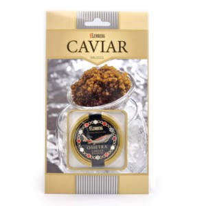 Lemberg kawior z jesiotra 20 g osietra caviar pasteryzowany
