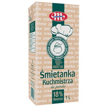 Mlekovita śmietanka kuchmistrza 0,18 tłuszczu 1 l 7cd7a36ce2e794495747bdf0fed1daad