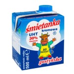 Spółdzielnia mleczarska w gostyniu. śmietanka kremowa uht 0,3 gostyńska 500 ml