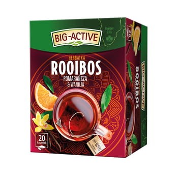 Big-Active herbatka rooibos pomarańcza i wanilia (20 torebek x 1,5 g) 30 g 6f21b7014199247691d8003ae2cc5879