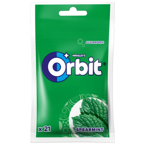Orbit spearmint guma do żucia bez cukru 29 g (21 drażetek)