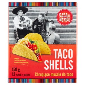 Casa de mexico taco shells 150 g