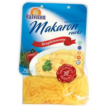 Balviten makaron rurki 250 g. produkt bezglutenowy be78831f2e9c5237e6f67f9b67b81d5a