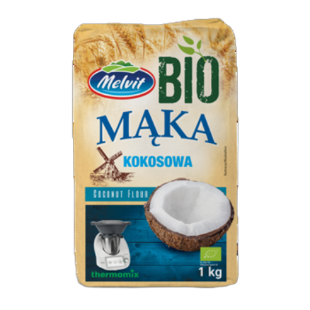 Melvit bio mąką kokosowa 1 kg Melvit bio mąką kokosowa 1kg