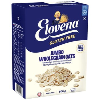 Elovena gluten free płatki owsiane jumbo 500 g. produkt bezglutenowy 7da5cc2fdd1288ce23edf686a4e658f4