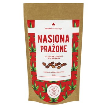 Nasiona konopne prażone 200 g dobre konopie.pl 3e45fc4a504a4336fe736f45ab821a17