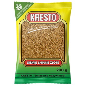 Kresto siemię lniane złote 200 g b728896da7b05cae14fde7ee04b3a884