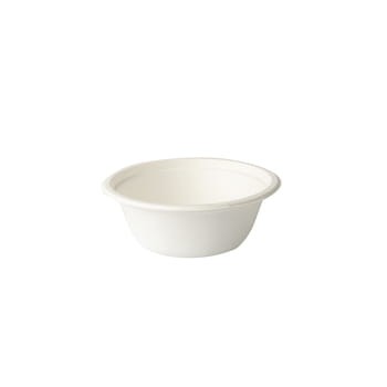 Miski z pulpy drzewnej, okrągłe, 350 ml, średnica 13 cm, 5 cm, biały, wood fiber 50 szt papstar polska a296610dc81677d74e8e028aa03dbde8