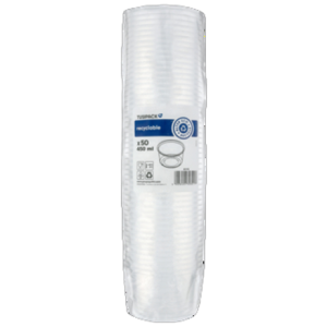 Tusipack 8117c pojemnik transparentne pp 450 ml fi 115mm|50