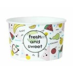 Miska papierowa do lodów 245 ml, 25 sztuk kram