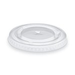 Guillin polska przykrywki pet wypukłe z otworem na słomkę do kubków 78 mm - 50 szt.