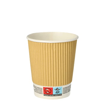 Kubki do napojów z papieru, 200 ml, średnica 8 cm, 9 cm, ripple wall, 25 szt. d1b7edfed8103febefc2b566617c19b2